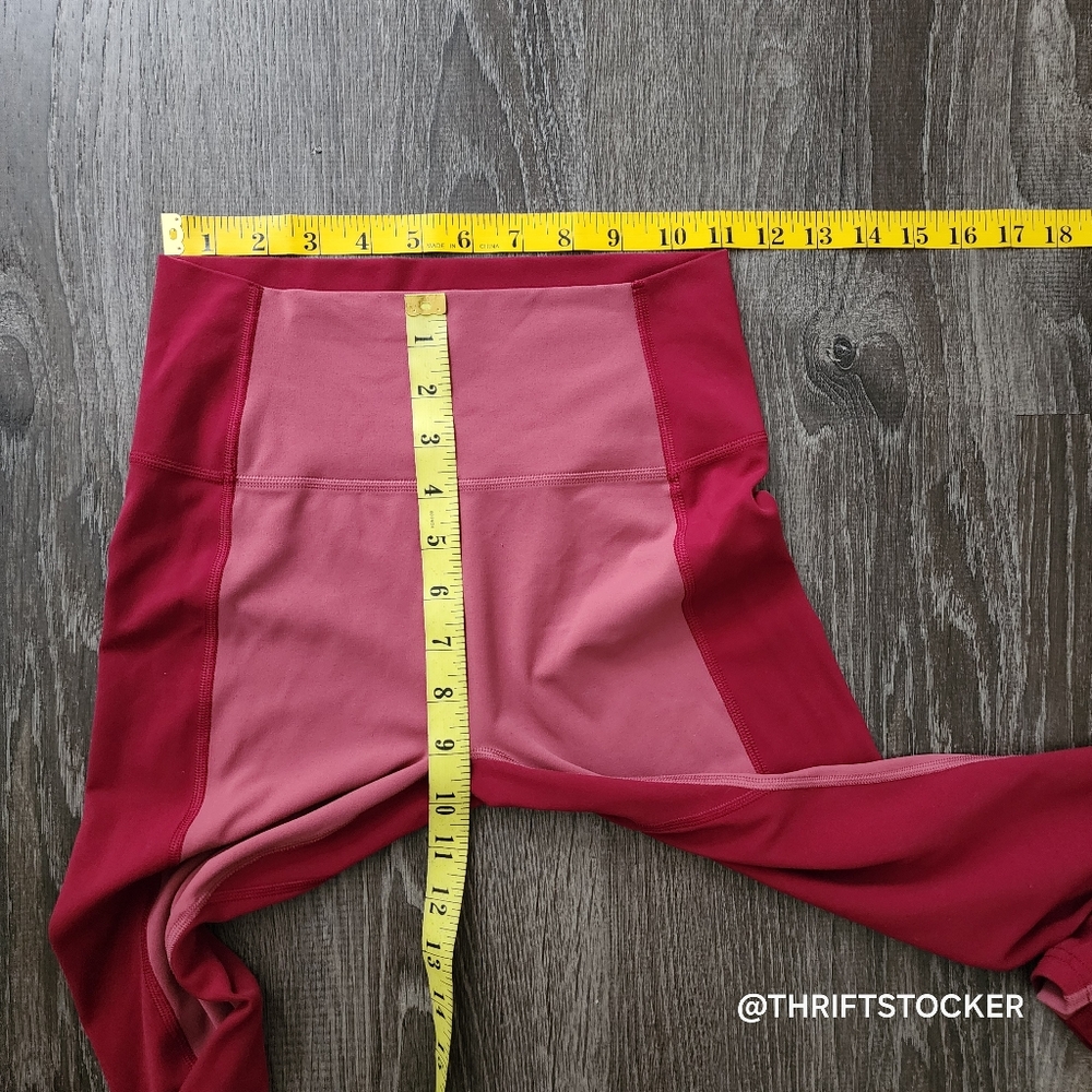 Athleta Transcend Color Block 7/8 Tights - Picture 6 of 7